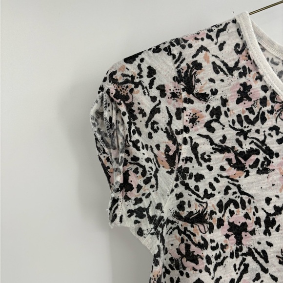 We The Free Floral Short Sleeve Women's Bohemian Cotton T-Shirt Size Xs - Picture 4 of 16